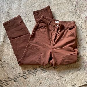 Aritzia Wilfred Free Brennan pants size 26 cognac